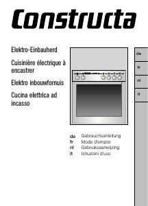 Manuale Constructa CH23810 Cucina