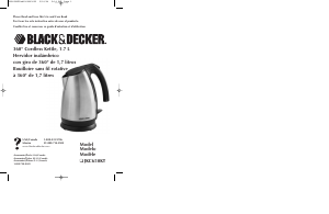 Manual de uso Black and Decker JKC650KT Hervidor