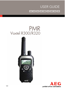 Bedienungsanleitung AEG Voxtel R300 Walkie-talkie