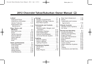 Manual Chevrolet Suburban 0,5 Ton (2012)