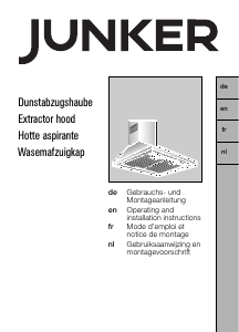 Bedienungsanleitung Junker JD66WS50 Dunstabzugshaube