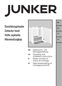 Bedienungsanleitung Junker JD36AW50 Dunstabzugshaube