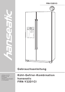 Bedienungsanleitung Hanseatic FRN-Y22D1CI Kühlschrank