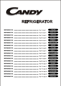 Εγχειρίδιο Candy CFO 195/1 E Ψυγείο