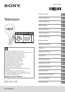 Manual de uso Sony Bravia KD-49XG9005 Televisor de LCD