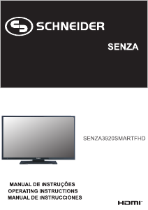 Manual Schneider Senza 3920 Smart FHD LED Television