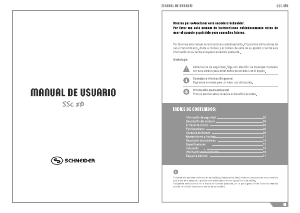 Manual de uso Schneider SSC 81D Secadora