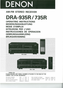 Bedienungsanleitung Denon DRA-935R Receiver