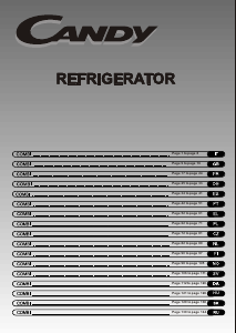 Manual de uso Candy CFM 2550E Frigorífico combinado