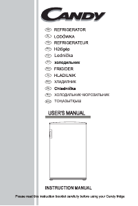 Manual Candy CFO 145 E Refrigerator