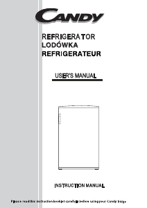 Manual Candy CFO 140 Refrigerator