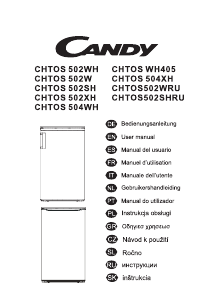 Manual Candy CHTOS 504WH Refrigerator