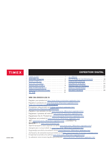 Manuale Timex T409419J Expedition Orologio da polso