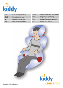 Manual de uso Kiddy Cruise Pro Asiento para bebé