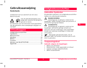 Handleiding Leica Disto D3a BT Afstandsmeter