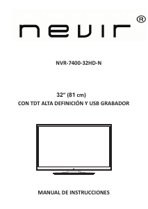 Manual Nevir NVR-7400-32HD-N LED Television