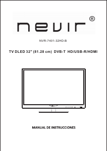 Manual de uso Nevir NVR-7401-32HD-B Televisor de LED