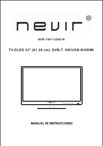 Manual Nevir NVR-7401-32HD-N LED Television