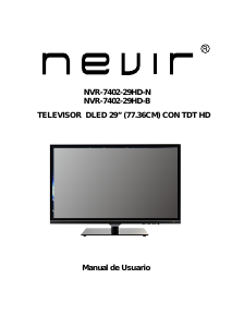 Manual Nevir NVR-7402-29HD-B LED Television