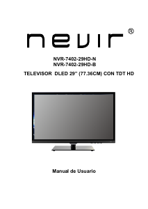 Manual Nevir NVR-7402-29HD-N LED Television