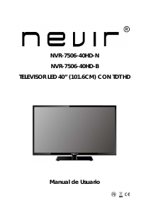 Manual de uso Nevir NVR-7506-40HD-B Televisor de LED