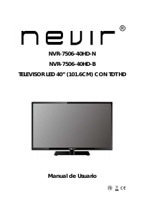 Manual Nevir NVR-7506-40HD-N LED Television