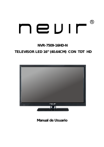 Manual de uso Nevir NVR-7509-16HD-N Televisor de LED