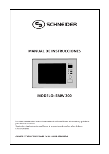 Manual de uso Schneider SMW 300 Microondas