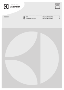 Bruksanvisning Electrolux EOB3000AOW Ovn