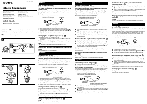 Manual Sony MDR-G64SL Auscultador