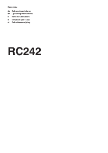 Mode d’emploi Gaggenau RC242200 Réfrigérateur