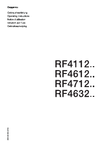 Bedienungsanleitung Gaggenau RF461200 Kühlschrank