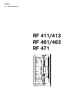 Bedienungsanleitung Gaggenau RF463202 Kühlschrank