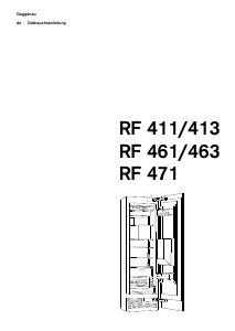 Bedienungsanleitung Gaggenau RF463203 Kühlschrank