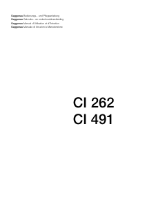 Manuale Gaggenau CI491102 Piano cottura