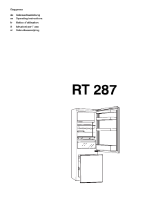 Manuale Gaggenau RT287202 Frigorifero-congelatore