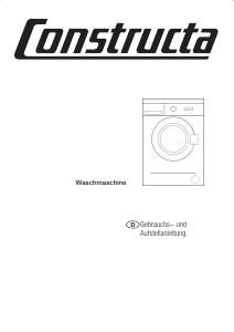 Bedienungsanleitung Constructa CWF10A10 Waschmaschine