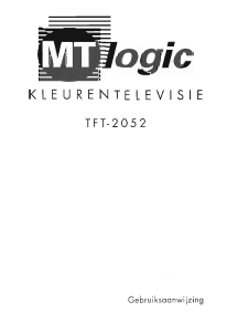 Handleiding MT Logic TFT-2052 Televisie