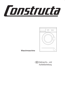 Bedienungsanleitung Constructa CWF14A10 Waschmaschine