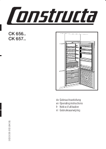 Handleiding Constructa CK65640 Koel-vries combinatie