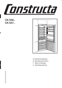 Bedienungsanleitung Constructa CK65741 Kühl-gefrierkombination