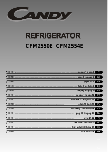 Εγχειρίδιο Candy CFM 2355 Ψυγειοκαταψύκτης