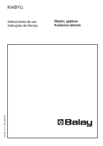 Manual de uso Balay KI4BYU4 Frigorífico combinado