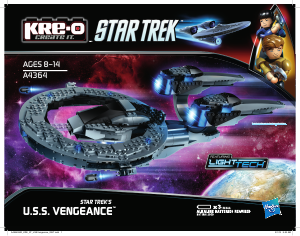 Manuál Kre-O set A4364 Star Trek U.S.S. Vengeance