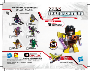 Handleiding Kre-O set A1009 Transformers Micro Changers - Sunstorm