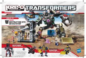 Manual Kre-O set 36951 Transformers Destruction site devastator