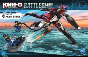 Handleiding Kre-O set 38955 Battleship Alien aanval