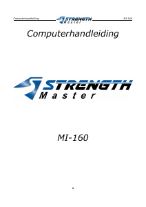 Handleiding StrenghtMaster MI-160 Loopband