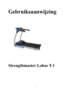 Handleiding StrenghtMaster Lohas T-1 Loopband