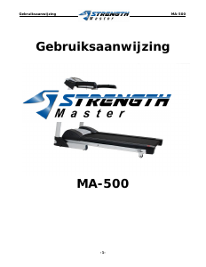 Handleiding StrenghtMaster MA-500 Loopband
